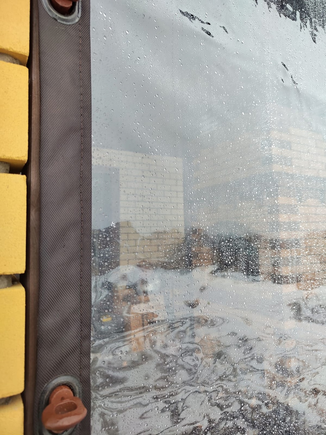 Мягкие окна для террасы с. Кулешовка в Липецкой области